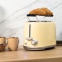 Grille-pain Cecotec Toast&Taste 1000 Retro Double 980 W Jaune