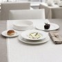 Flat plate Ariane Prime Ceramic White (24 cm) (12 Units)