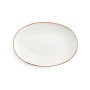 Plat à Gratin Ariane Terra Oblongue Céramique Beige (Ø 32 cm) (6 Unités)