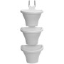 Plant pot Elho 472112415000 White Rectangular Modern Ø 26,7 x 29,7 cm