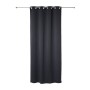 Curtain Atmosphera Dark grey Grey 260 x 140 cm