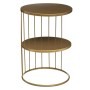 Centre Table Atmosphera Kobu Golden Metal 36 x 36 x 52 cm