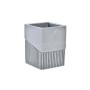 Support pour brosses à dents DKD Home Decor Gris Résine 7,6 x 7,6 x 10 cm