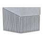 Support pour brosses à dents DKD Home Decor Gris Résine 7,6 x 7,6 x 10 cm