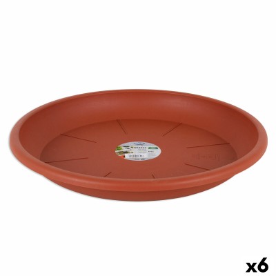 Sous-pot Dem Squares Marron 39,5 cm (6 Unités)