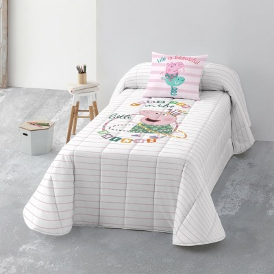 Bedspread (quilt) Peppa Pig Find Joy Multicolour