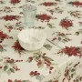 Stain-proof resined tablecloth Belum Christmas Red Green Linen 150 x 150 cm