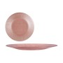 Flat plate Pink Glass (32,5 x 2 x 32,5 cm) (6 Units)