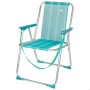 Chaise Pliante Aktive Mediterranean Turquoise 44 x 76 x 45 cm (4 Unités)