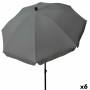 Parasol Aktive 240 x 230 x 240 cm Gris (6 Unités)