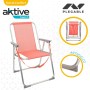 Chaise Pliante Aktive Flamingo Corail 44 x 76 x 45 cm (4 Unités)