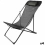 Reclining lounder Aktive Black 53 x 87 x 78 cm (4 Units)