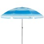 Parasol Aktive Bleu Polyester 200 x 194,5 x 200 cm (6 Unités)