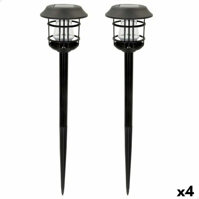 Set of solar garden lights Aktive 2 Pieces Stainless steel Plastic 13 x 55 x 13 cm (4 Units)