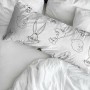 Taie d'oreiller Looney Tunes Blanc Noir Multicouleur 175 Fils 50x80cm 50 x 80 cm 100 % coton