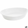 Plat à Gratin Luminarc Smart Cuisine Oblongue 32 x 20 cm Blanc verre (6 Unités)