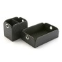 Valet Tray Versa Black Polyskin Metal Polyester (13 x 6,5 x 20 cm)