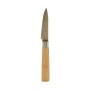 Peeler Knife Silver Brown Stainless steel Bamboo 22 x 19,5 x 2 cm (12 Units)