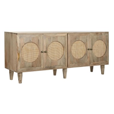 Sideboard DKD Home Decor Brown Natural Rattan Mango wood 150 x 40 x 65 cm