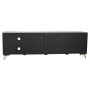 TV furniture Home ESPRIT Black Metal Mango wood 160 x 40 x 50 cm