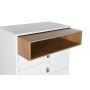 Chest of drawers Home ESPRIT White Natural polypropylene MDF Wood 80 x 40 x 117 cm