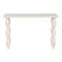 Console Home ESPRIT Blanc Bois de manguier 120 x 40 x 76 cm