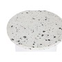 Table d'appoint Home ESPRIT Blanc Bois MDF Terrazzo 40 x 40 x 37,5 cm