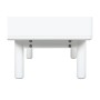 Nightstand Home ESPRIT White Natural Polyurethane MDF Wood 48 x 40 x 55 cm