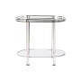 Table d'appoint Home ESPRIT Argenté Acier Miroir 70 x 35 x 63 cm