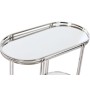 Side table Home ESPRIT Silver Steel Mirror 70 x 35 x 63 cm