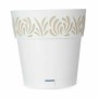 Self-watering flowerpot Stefanplast Gaia White Plastic 29 x 29 x 29 cm (6 Units)