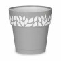 Self-watering flowerpot Stefanplast Cloe Grey Plastic 19 x 19 x 19 cm (12 Units)