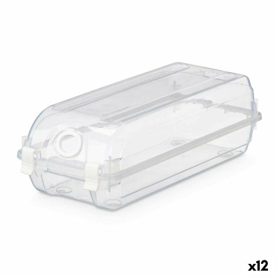 Stackable shoebox Transparent Plastic 14 x 10 x 32 cm (12 Units)