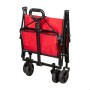 Chariot Multi-usages Aktive Rouge Polyester Acier 65 x 94 x 40 cm Pliable Plage