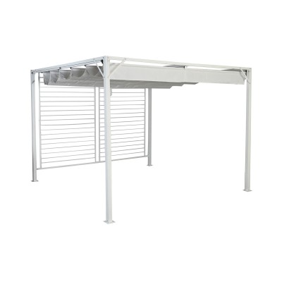 Pergola DKD Home Decor White 296 x 296 x 225 cm Steel