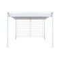 Pergola DKD Home Decor White 296 x 296 x 225 cm Steel