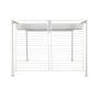 Pergola DKD Home Decor Blanc 296 x 296 x 225 cm Acier