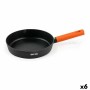 Poêle Quttin Gastro Noir Orange 35,5 x 21 x 5 cm (6 Unités)