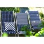 Chaise longue Jardin Prive Fjord Bleu 106 x 55 x 95 cm