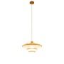 Ceiling Light DKD Home Decor Natural Bamboo 50 W 40 x 40 x 17 cm