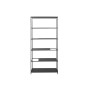 Shelves DKD Home Decor Black Metal 80 x 30 x 175 cm (1)