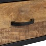 TV furniture MARA Natural Black Wood Iron 150 x 40 x 55 cm