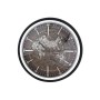 Horloge Murale DKD Home Decor Mappemonde Marron Noir Fer Vintage 59,5 x 8,5 x 59,5 cm