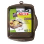 Plat de Four Pyrex Asimetria Rectangulaire Métal 30 x 24 cm (6 Unités)