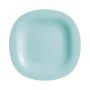 Assiette plate Luminarc Carine Turquoise verre (Ø 27 cm) (24 Unités)