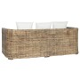 Garden sofa Home ESPRIT White Brown Natural Rattan 174 x 88 x 69 cm