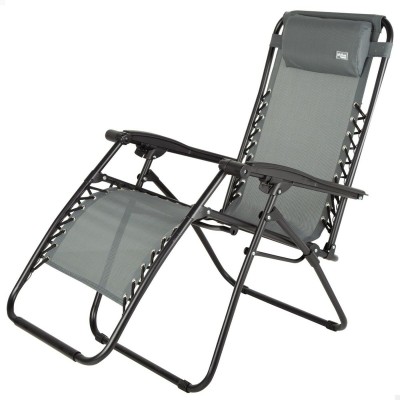 Sun-lounger Aktive Dark grey 52 x 102 x 68 cm