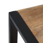 Table d'appoint MANGO 100 x 40 x 60 cm Naturel Noir Bois Fer