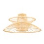 Ceiling Light DKD Home Decor 50 x 50 x 22 cm Light brown Bamboo 50 W