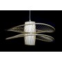 Ceiling Light DKD Home Decor White Brown Bamboo 50 W 70 x 70 x 32 cm